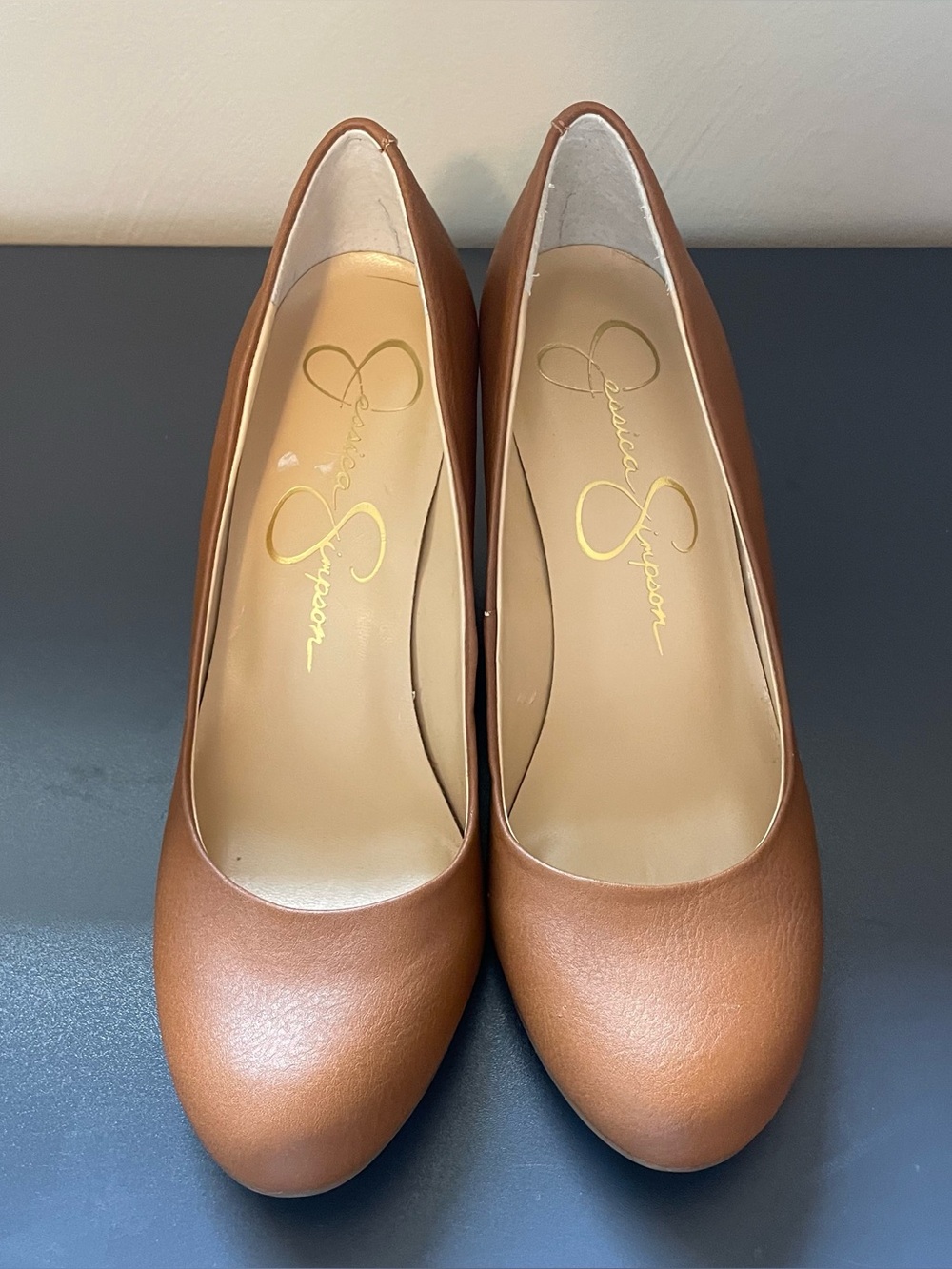 Jessica Simpson Tan Wedges Size 7